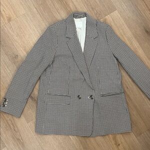 H&M houndstooth blazer M